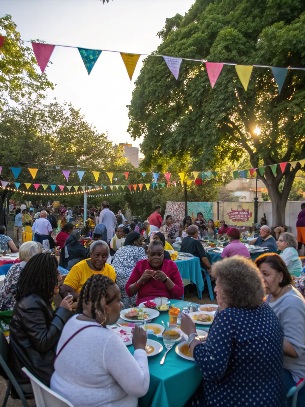 A photo of a fundraising event organized by LES FRANGINS FALCETTA, featuring volunteers and community members, with a focus on raising funds for karting development programs.